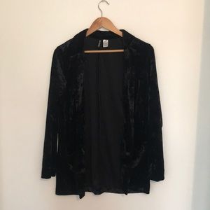 Black Velvet Blazer